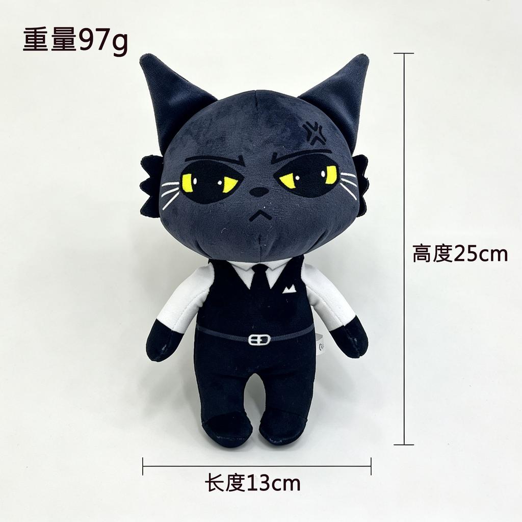 25cm Anime Animal Hospital Plush Horror Game Animal Hospital Anomaly Cat Dog Penguin Bunny Plush Doll Toy Fans Collectible Gift