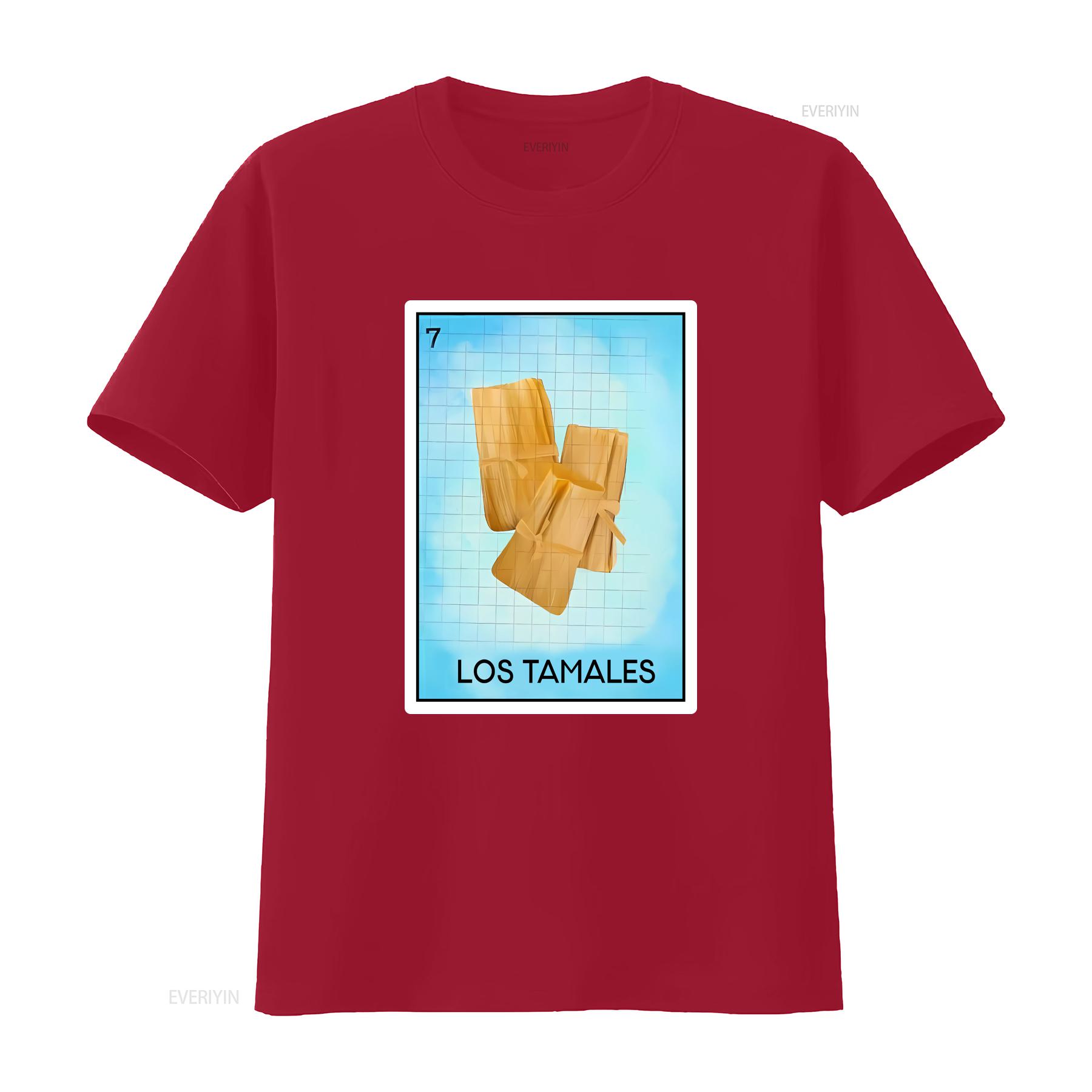 

Tamales Loteria T Shirt Funny Spanish Mexican Hispanic for tamal tamalera squad vintage Washed Stylish Stretched fashion S