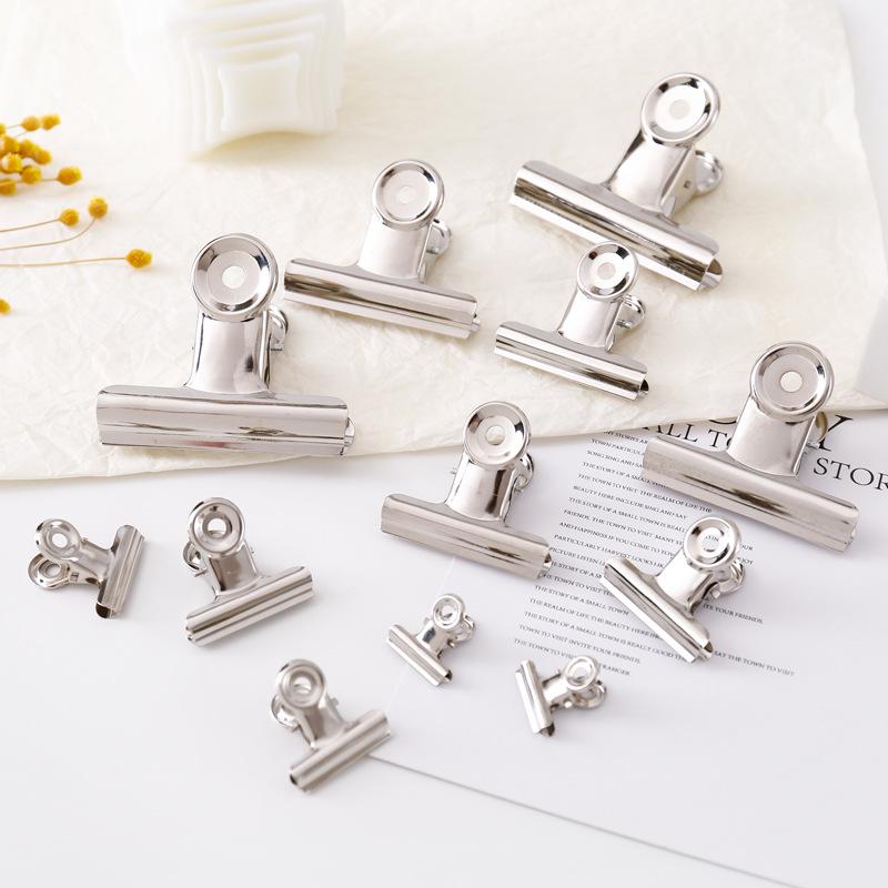 Multi-functional Stainless Steel Long Tail Clip for Snack Sealing, Documents, Sticky Notes, and Student Stationery