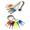 Logikanalysator Testhaken 20er Pack Stecker und Buchsen für Präzisionsschaltungsprüfung und Multimetermessung