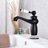 Vintage Copper Basin Faucet Modern Single Hole Bathroom Sink Faucet Tall and Short Two Styles Bathroom Basin Faucet