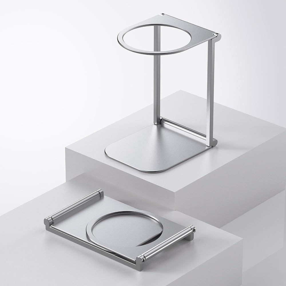 Capsule coffee machine stand, portable and foldable espresso machine stand, office coffee stand with base, suitable for office, home, and camping use