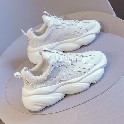 Buty Taty Nowe Jesienne Oddychające Sportowe Codzienne Buty Pasujące na Wiosnę i Jesień Gruba Podeszwa Zwiększające Wzrost Damskie Buty Moda Ins