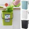 Odor-Fre Food Waste Basket Wall Mounted Small Countertop Compost Bin Simple Kitchen Bin