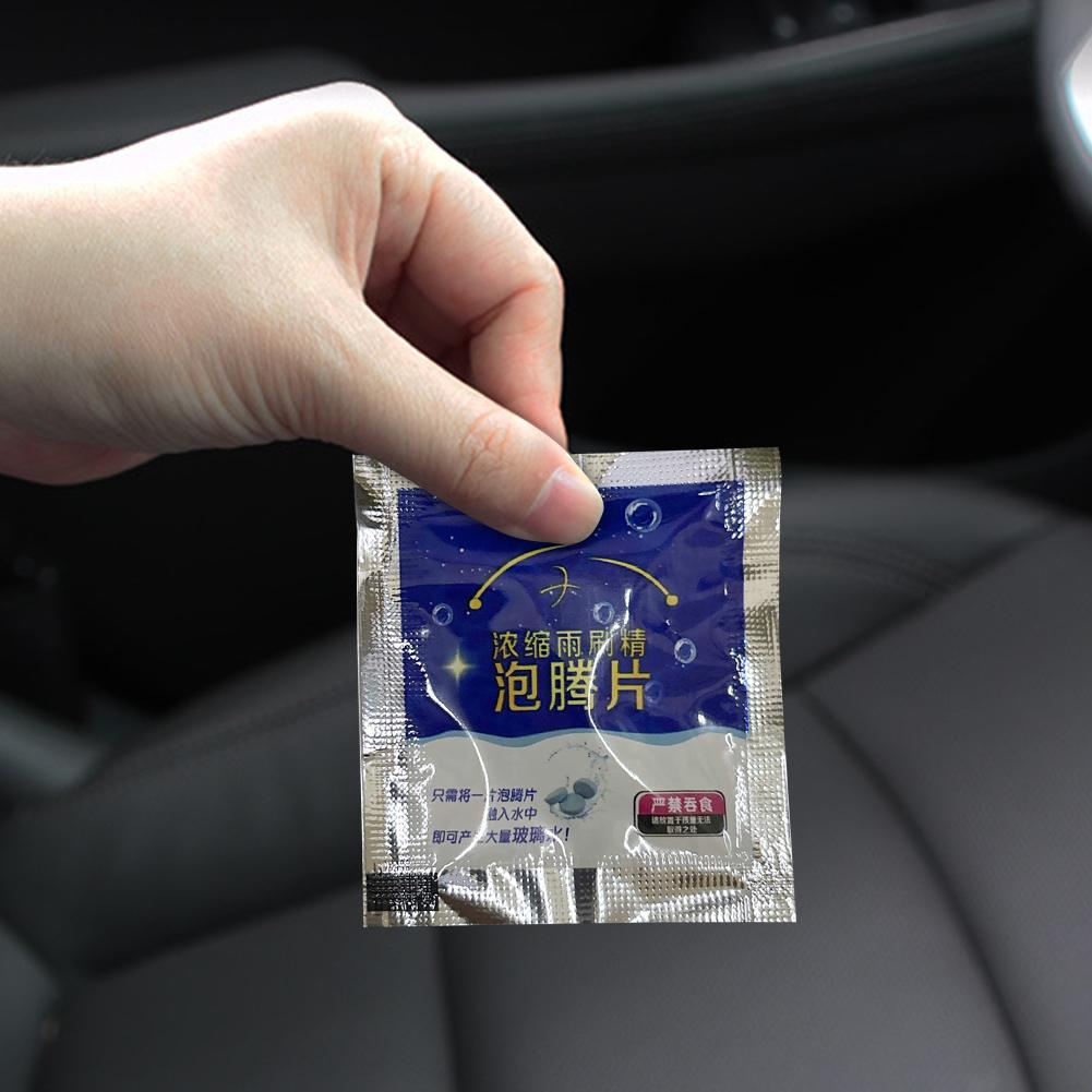 10-100 PZ Detergente Solido Pastiglia Effervescente Detergente Parabrezza Auto Tergicristallo Auto Vetro Pastiglia Detergente Solido Concentrato