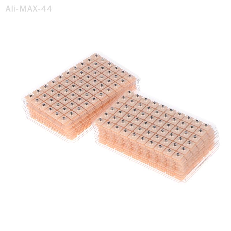 1200Pcs Magnetic Acupuncture Ear Stickers Auricular Massage Pressure Points Stick-On Beads for Ear Therapy