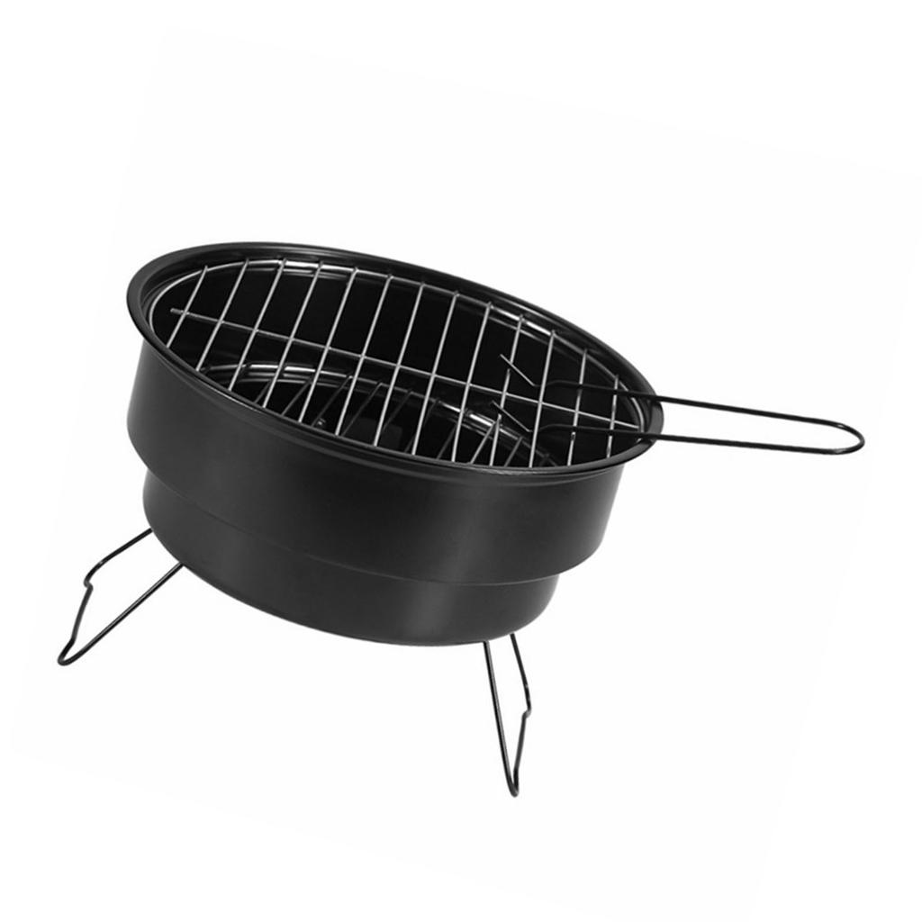 Charcoal Grill Versatile Deformation Proof Portable Outdoor Barbecue Grill for Camping Picnic