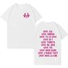 Jul Summer Fashion Letter Printed Tshirt Suitable UNISEX and Women Casual Cotton Comfortable Round Neck Yk Style