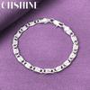 CHSHINE 925 Sterling Silver Men Geometry Bracelet For Women Wedding Party Fashion Charm Jewelry