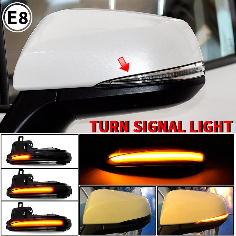2Pcs Side Mirror LED Dynamic Turn Signal Light For Toyota Alphard Vellfire Tacoma N300 2016-2020 RAV4 XA50 Highlander XU70 2020