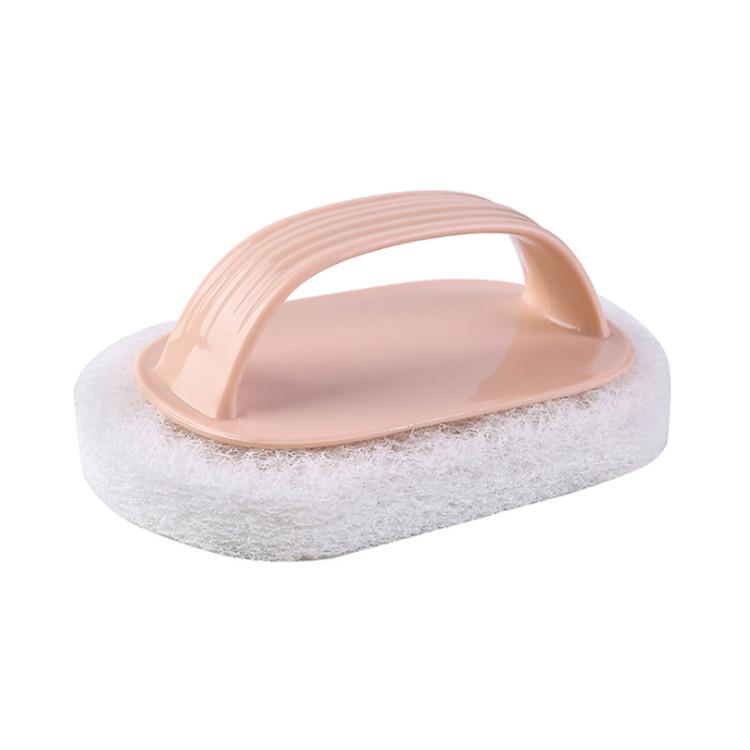 With Handle, Cleaning Brush, Bathroom Tile Brush, Kitchen Decontamination Brush, Pot Washing, Magic Sponge, Wipe, Bathtub Brush