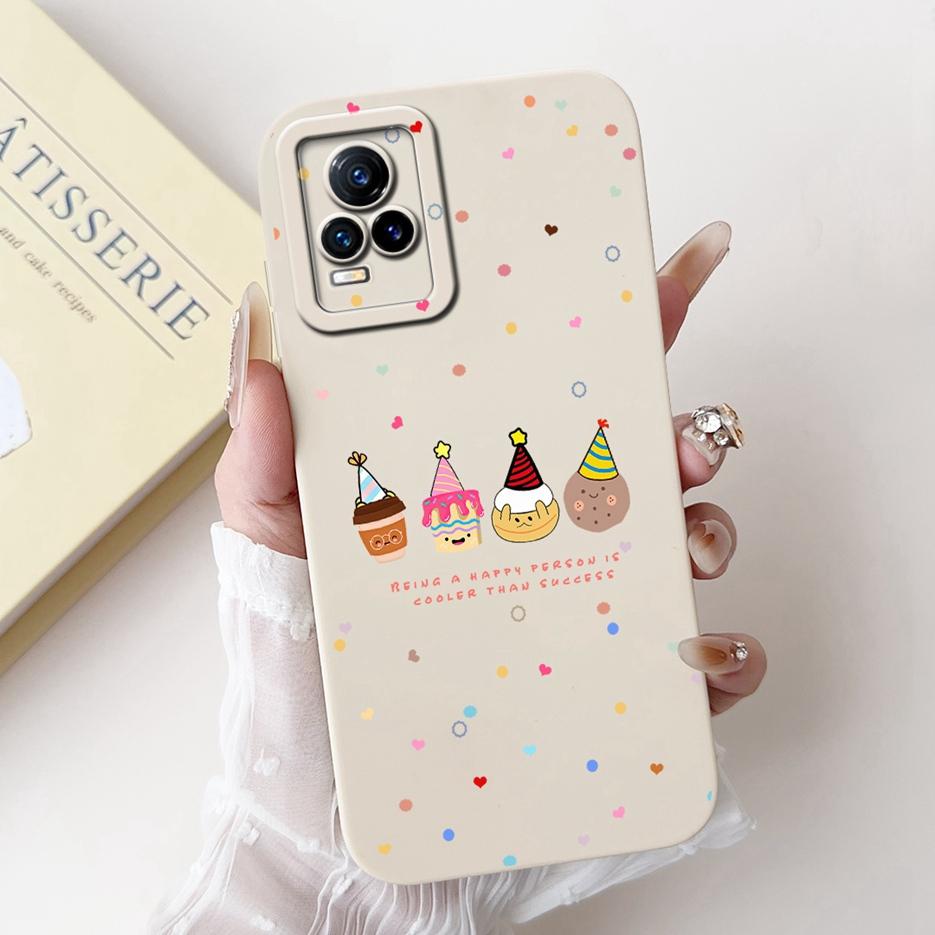 For Vivo V21e 4G Case V2061 Cute Funny Animals Painted Cover Soft Silicone Phone Case For Vivo V21 V 21 e VivoV21e Fundas Bumper