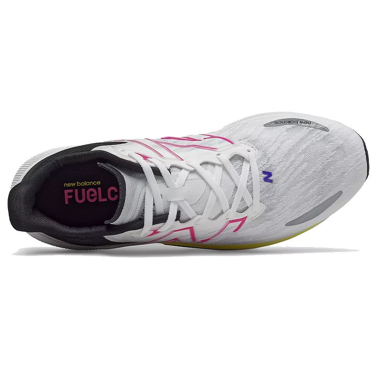New Balance FuelCell Propel V3 Mesh White Pink Glow MFCPRLM3 Men Running Shoe
