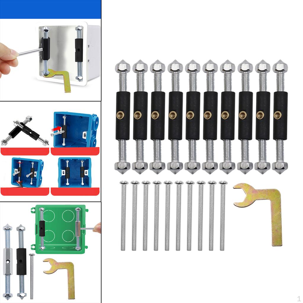 Screws Support Rod Kit Rust-resistant Wall Switch Repair Tool