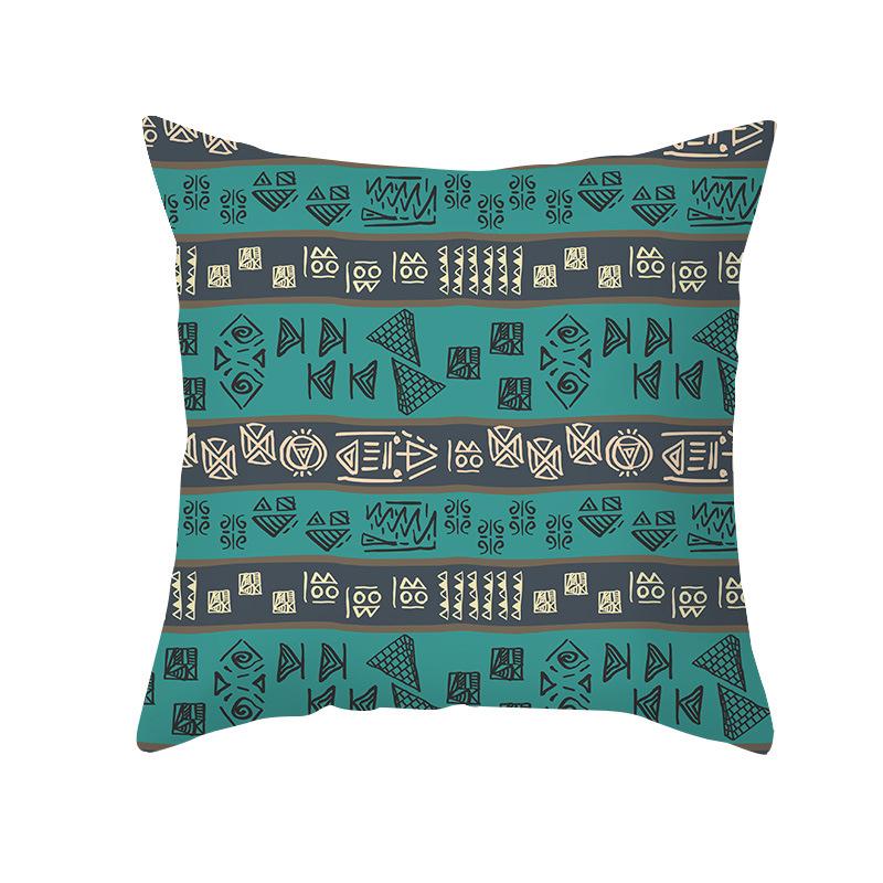 Geometric Pillow Abstract Stripe Cushion Cover Ethnic Style Office Sofa Pillowcase Home Decor Pillowcase