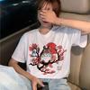 New Totoro T Shirt Women Studio Ghibli Kawaii 90S Graphic T-Shirt Harajuku Miyazaki Hayao Ullzang Tshirt Top Tees Female