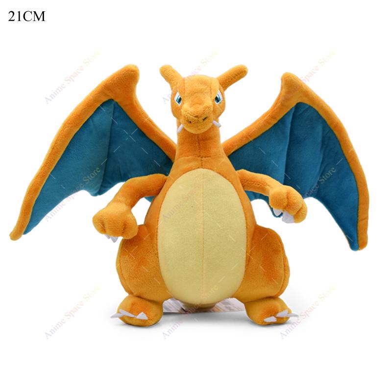 Anime Shiny Charizard Plush Toys Cute Mega Evolution X Charizard Articuno Lucario Stuffed Peluche Kids Christmas Gifts