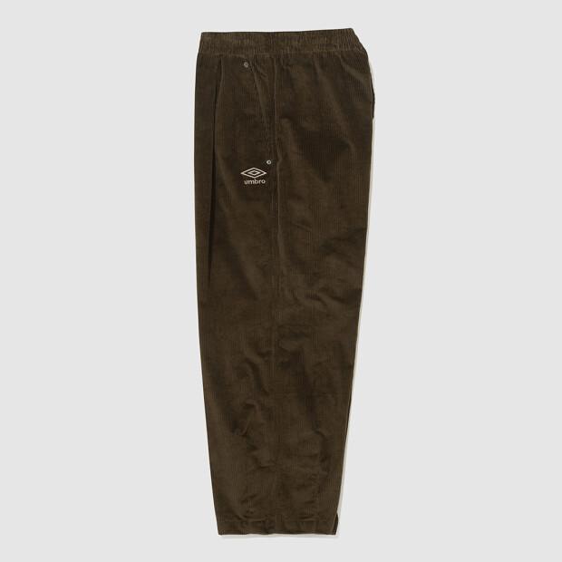 UMBRO Corduroy Wide Balloon Pants Brown Uq323Cpt94 (B Type)