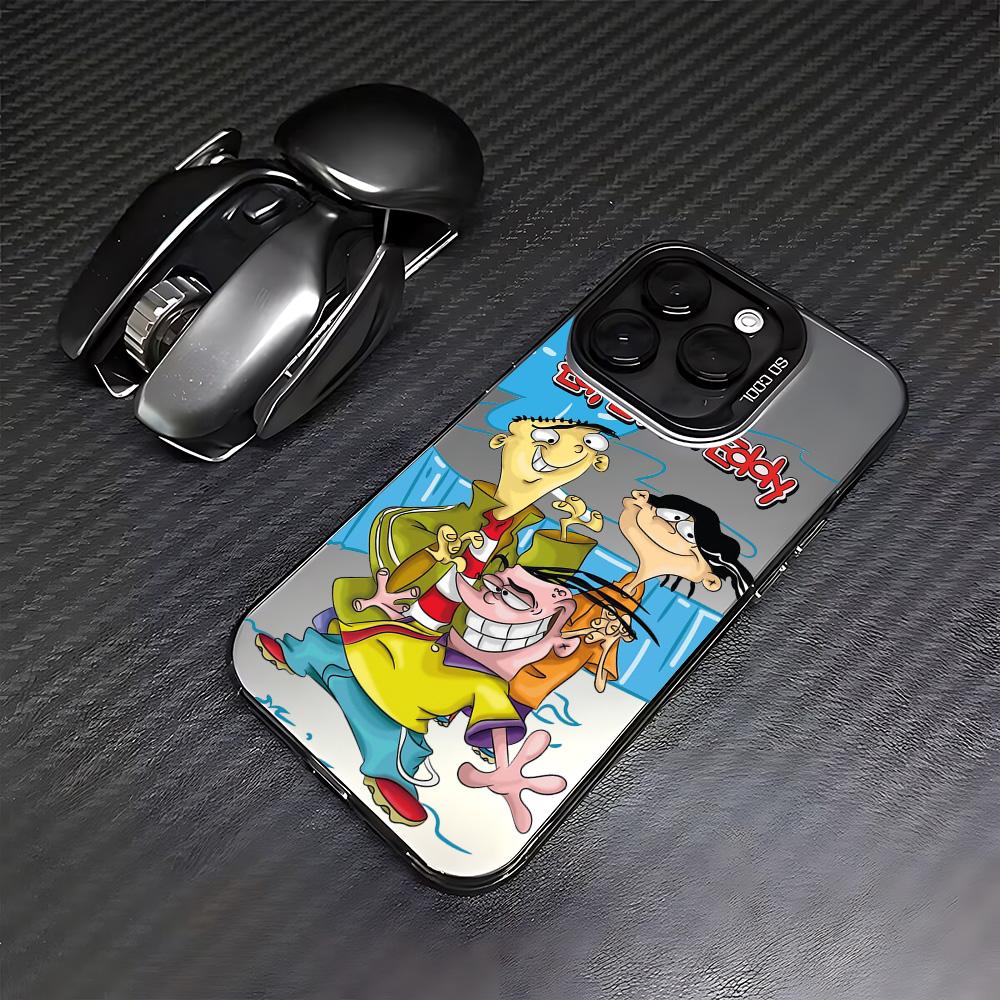 

Cartoon E-Ed Edd N Eddy Phone Case For iPhone 16e 16 15 14 13 12 11 mini Pro Max X XR XSMAX 8 7 Plus Anti Fall Matte Back Cover iPhone 13 mini