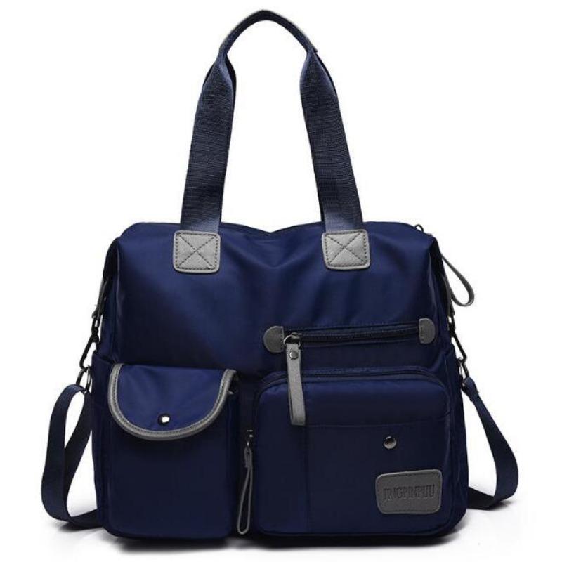 Nylon Cloth Large Handbag Waterproof Shoulder Bag