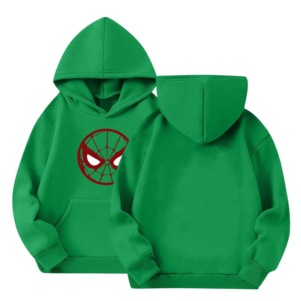 Kids Long Sleeve Loose Fit Pullover Sweatshirt with Letter Print