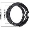 7 Inch Round Headlight Motorcycle Mounting Bracket Ring Mount Brackets For Motorcycle (Black)