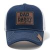 Lether Patch DADDY Trucker Hat Adjustable Net Baseball Cap Sun Hat DAD Snapback Cap  Men & Women