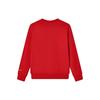 FILA Loose Fit Logo Knit Pullover Long Sleeve American Vintage Sweatshirt Unisex sweatshirt Legendary-Red F11U249201F-RD