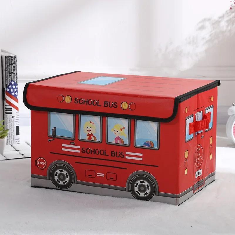 Japanische Cartoon-Auto-Aufbewahrungsbox faltbare Kleider-Integralbox mit Vliesstofffolie überzogen Spielzeug-Diverses-Aufbewahrungsbox Aufbewahrungsorganizer