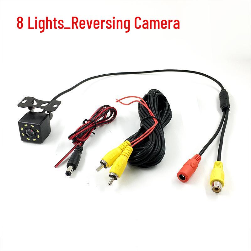 4-Light HD Rearview Camera for Cars
