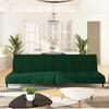 VidaXL 2-seater Sofa Bed Dark Green Velvet 375876