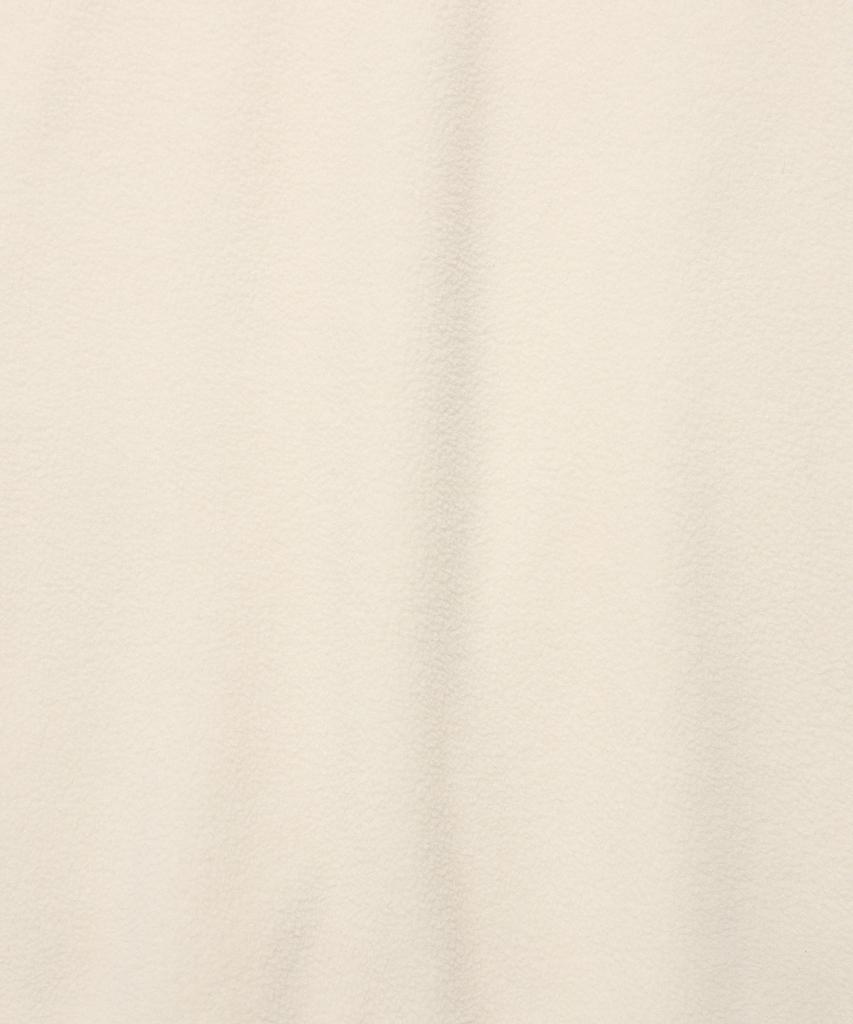 Fleece Hooded Half-Zip In Cream