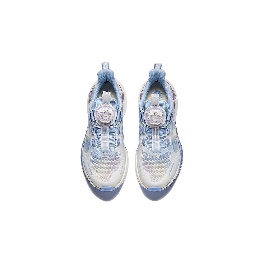 Anta Kids Wind Chaser 6.0 Running Shoes Kids sneaker White Blue 322425517-1