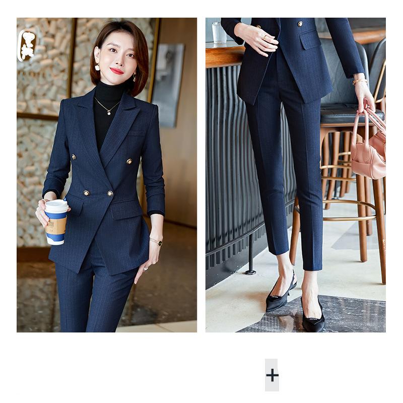 

Весенне-осенний женский профессиональный костюм, деловой деловой костюм XXXXL