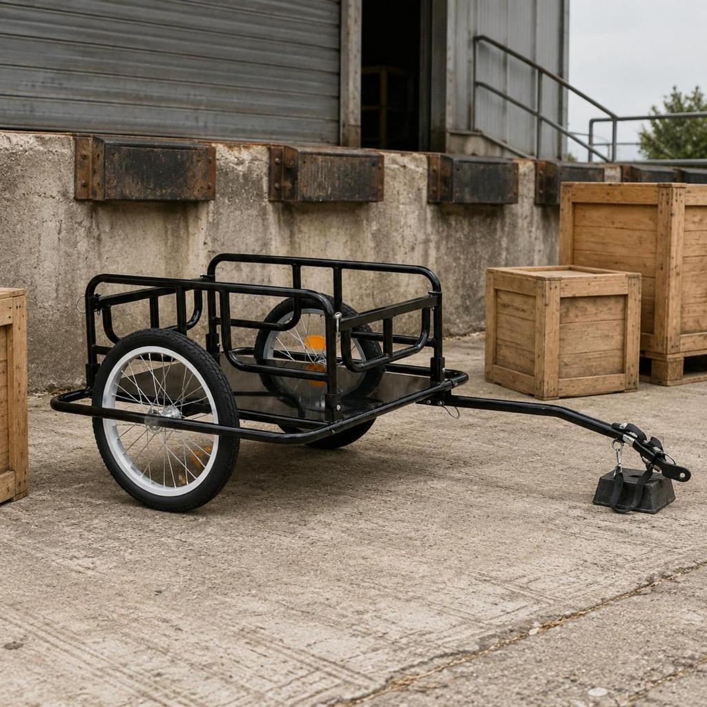 Pedal-Powered Freight Wagon Universal Hitch Rear Bike Hauling Safe