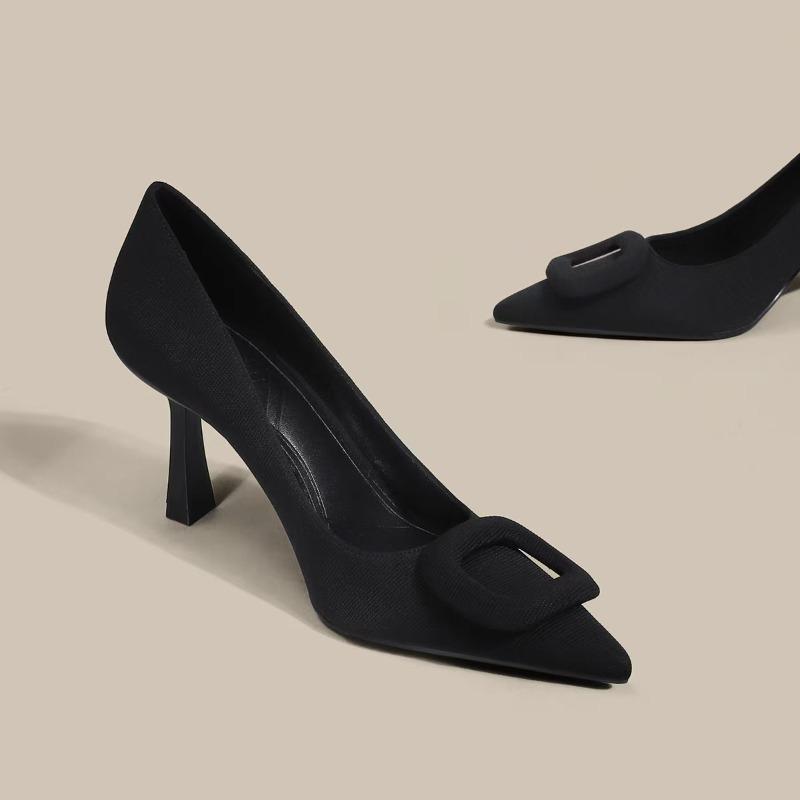 Fashion 2025 New Spring Autumn Wedding Party Shoes Fashion Shallow Slip on Shoes Ladies Dancing Party High Heel Shoes