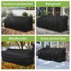 162x66x66x89CM Garden Bench Seat Cover Waterproof 210D Oxford Garden Bench Furniture Cover 3 Seater Outdoor Chairs Covers