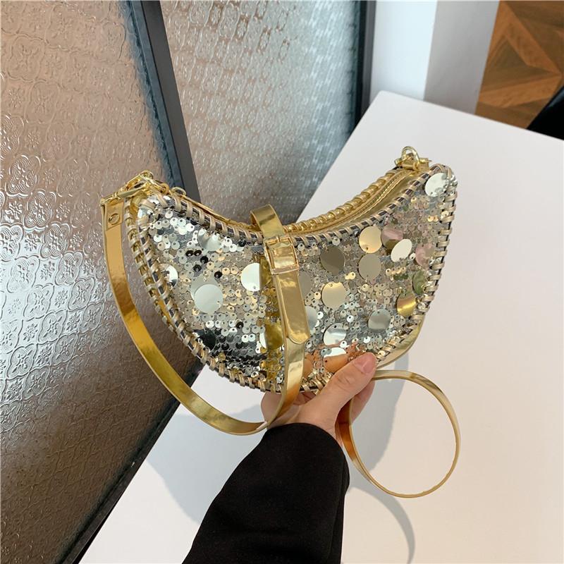 

Модная сумка с блестками и блестками, модная сумка через плечо, блестящая сумка для пельменей из искусственной кожи для женщин, свадьба, выпускной, коктейльная вечеринка золотой