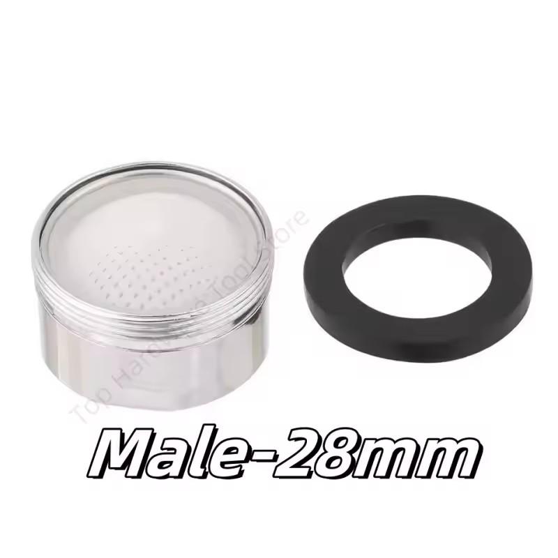 Water Saving Faucet Tap Aerator Replaceable Filter Mixed Nozzle M18/M28 Thread Bathroom Faucet Bubbler Bathroom Parts