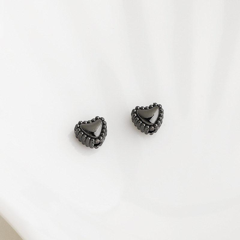 Vergoldetes Sandherz-Abstandsperlen: Farberhaltend, Schnittkante, Doppelseitig für DIY Schmuckbasteln