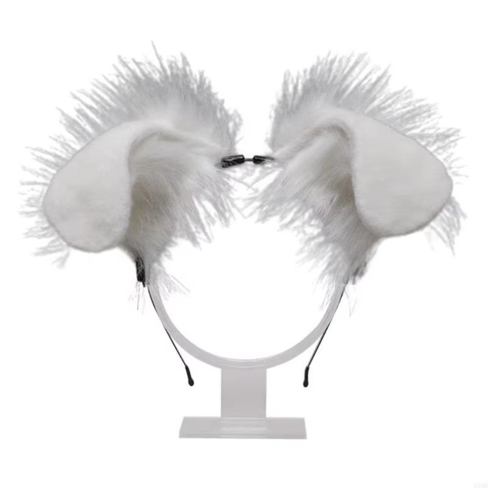 Furry Gothic Headband Animal Lolita Ears Headwear Practical Cosplay Headband Children