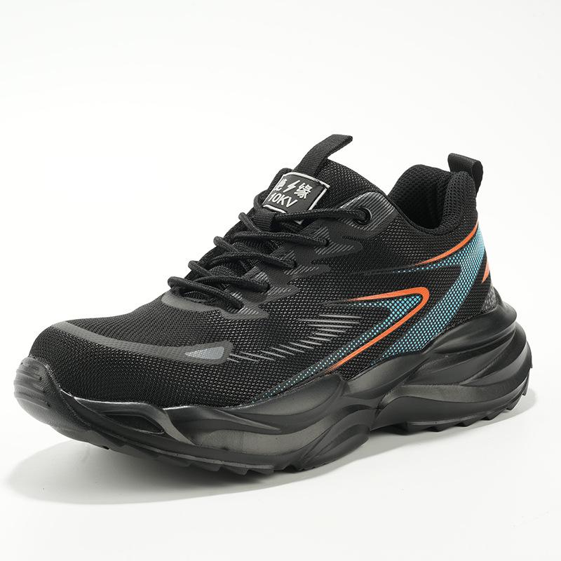 

Men s Lightweight Steel Toe Safety Shoes - Breathable, Soft Sole, Anti-Smash, Anti-Puncture Work Shoes