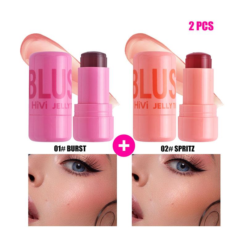 [Buy 1 Take 1] Multifunctional Blush Cream Long-Lasting High Pigment Lipstick Eyeshadow Stick