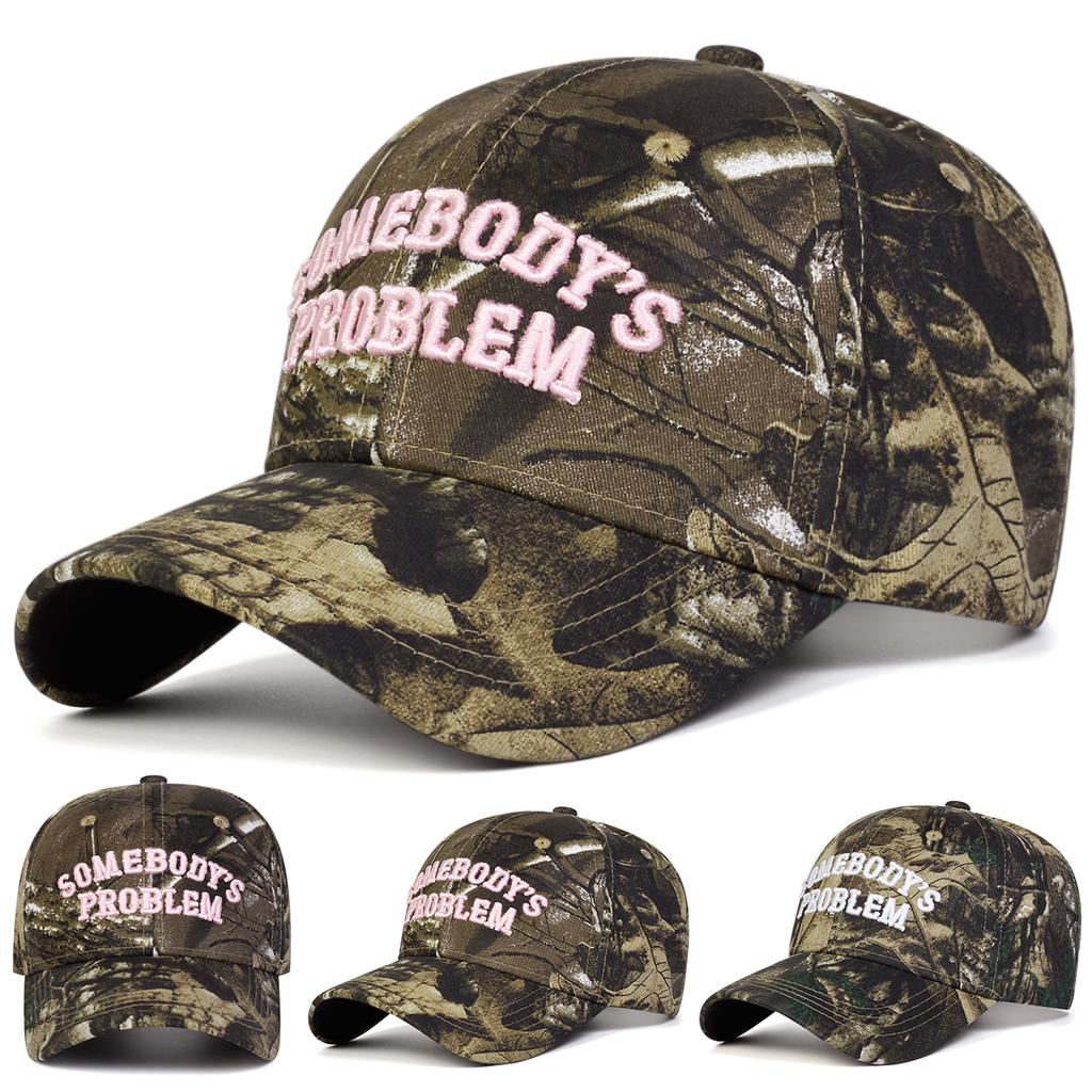 Ricamo a punto baseball Problema Qualcuno Genere Neutro Donne Uomini Per Cappelli Primavera Autunno Esterno Regolabile Cappelli Casual Cappello Parasole