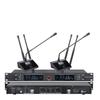 High-End U-Band Wireless Mic Set: Lavalier, Headset for Stage & Conference.