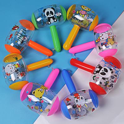 1 martillo inflable de dibujos animados para bebé con campana, martillo de aire, juguete para bebé, juguetes para niños, regalos de fiesta, juguete inflable para piscina, juguete de playa de color