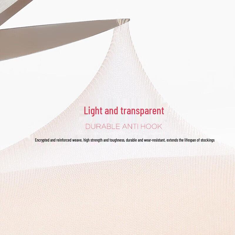 Langsha Women's Ultra-Thin Double-Sided Reinforced Crotch Pantyhose