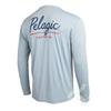 Mens Quick-Dry UV Protection Fishing Shirt Long Sleeve Breathable Outdoor Performance Top Summer
