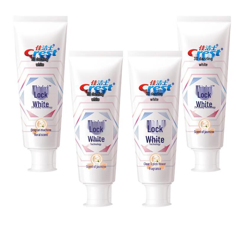 Crest Advanced Whitening Toothpaste with Fresh Peach Scent