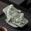 Buddha Statue Mini Sandstone Sculpture Collectible Feng Shui Decor Decorative Kung Fu Tea Pet